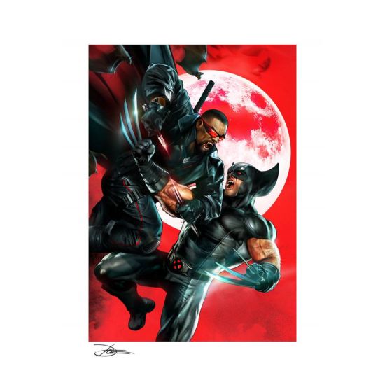 Marvel: Wolverine vs Blade Art Print (46x61cm) - Unframed Preorder