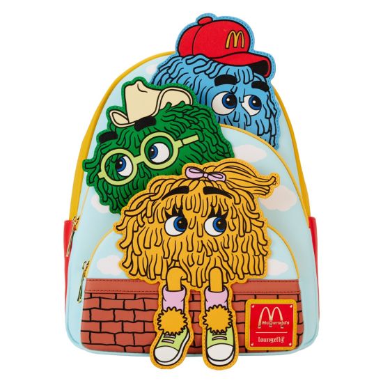 Loungefly: Mini mochila McDonalds Triple Pocket Fry Guys