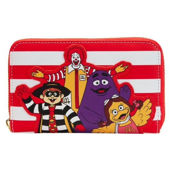 McDonalds: Ronald and Friends Loungefly Zip Around Wallet