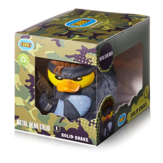 Metal Gear Solid: Solid Snake Tubbz Rubber Duck Collectible (Boxed Edition)