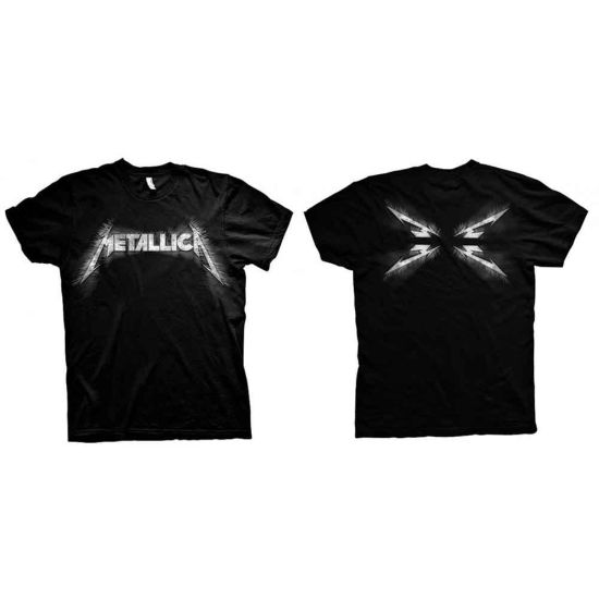 Metallica: Spiked (Back Print) - Black T-Shirt