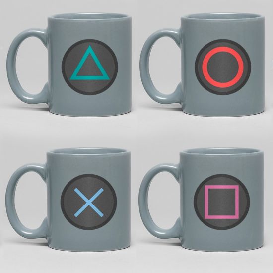 PlayStation: Buttons Espresso Mug Set