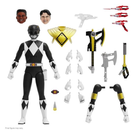 Mighty Morphin Power Rangers : Figurine Black Ranger Ultimates (18 cm) Précommande
