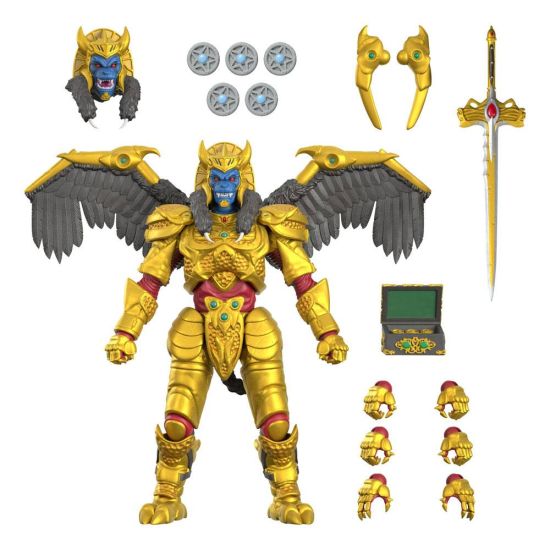 Mighty Morphin Power Rangers : Figurine d'action Goldar Ultimates (20 cm) Précommande