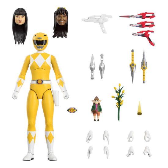 Mighty Morphin Power Rangers: Yellow Ranger Ultimates Action Figure (18cm) Preorder