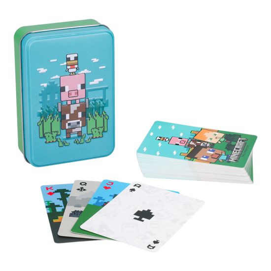 Minecraft : Cartes à jouer avec des animaux dans une précommande en boîte