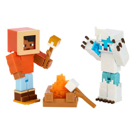 Minecraft Creator Series : Pack d'extension de figurine d'action Mount Enderwood Yeti Scare (8 cm)