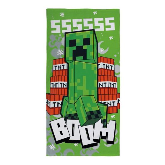 Minecraft: Creeper Boom Towel (70 x 140cm) Preorder