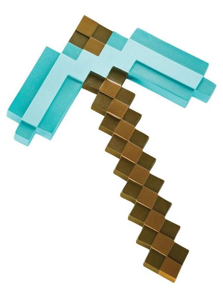 Minecraft: Réplica de plástico del pico de diamante (40 cm) Reserva