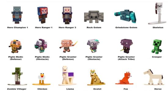Minecraft: Nano Metalfigs Diecast Mini Figures 18-Pack Wave 9 (4cm) Preorder