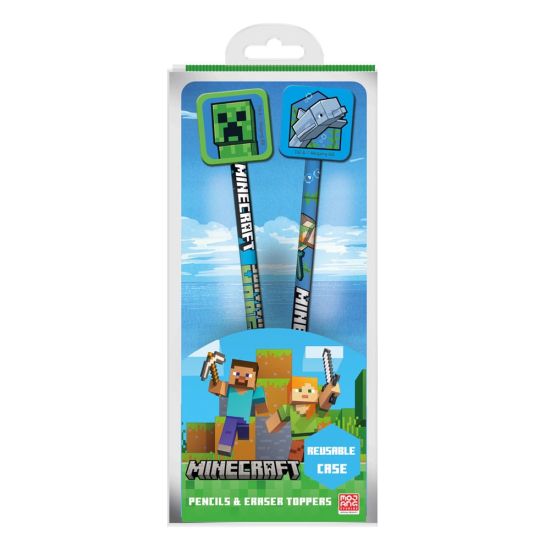 Minecraft: Pencil with Topper 2-Pack Preorder