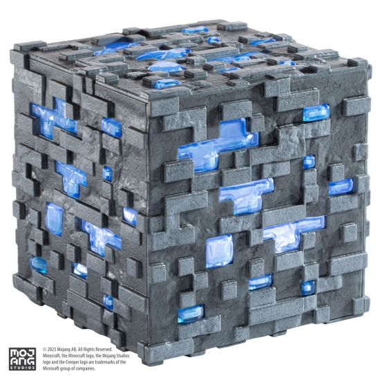 Minecraft : Cube de minerai de diamant lumineux