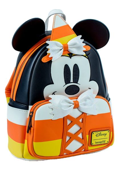 Loungefly Disney: Candy Corn Loungefly Minnie Mouse Cosplay Mini Backpack
