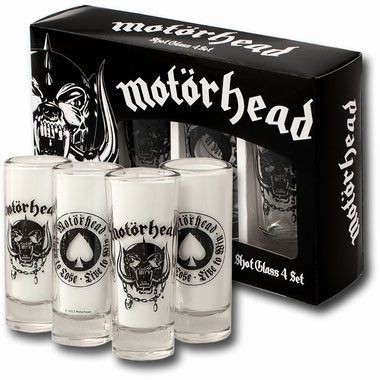 Motörhead: Shotglass 4-Pack Preorder