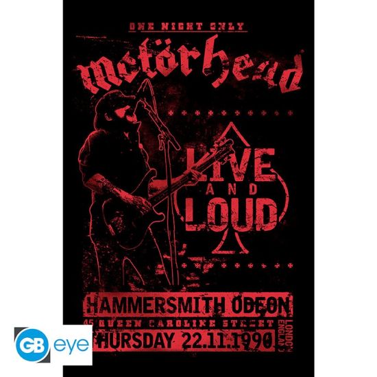 Motorhead: Live and loud Poster (91.5x61cm) Preorder