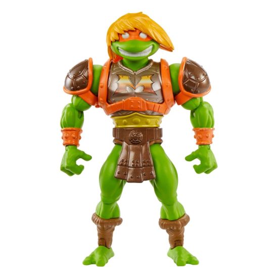 MOTU x TMNT: Michelangelo Turtles of Grayskull Action Figure (14cm) Preorder
