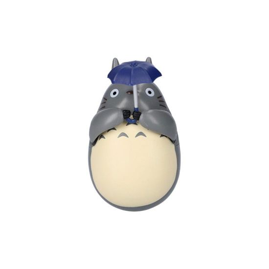 My Neighbor Totoro: Big Totoro Round Bottomed Figurine with Leaf (7cm) Preorder