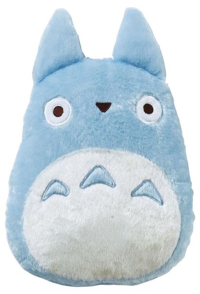 Mon voisin Totoro : Coussin en peluche Totoro bleu (33 cm x 29 cm)