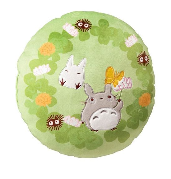 Mon voisin Totoro : Oreiller Totoro Trèfle (35 cm x 35 cm)