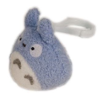 Mon voisin Totoro : Clip pour sac à dos en peluche Totoro (Bleu) 6 cm