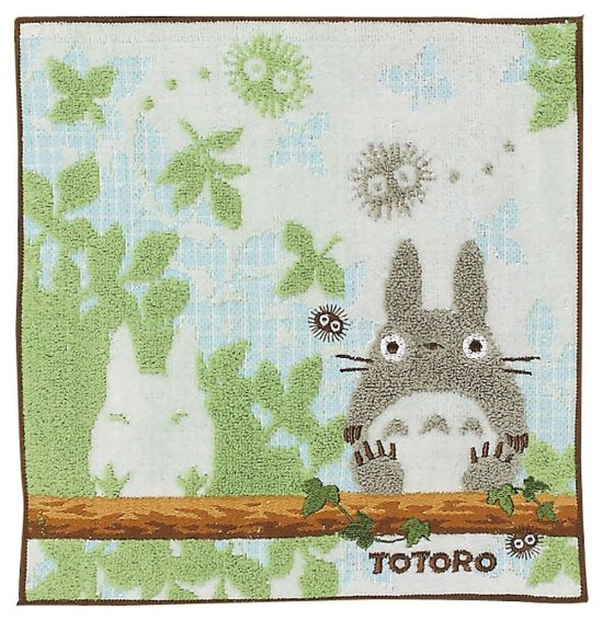 Mon voisin Totoro : Mini serviette Totoros (25 cm x 25 cm) Précommande
