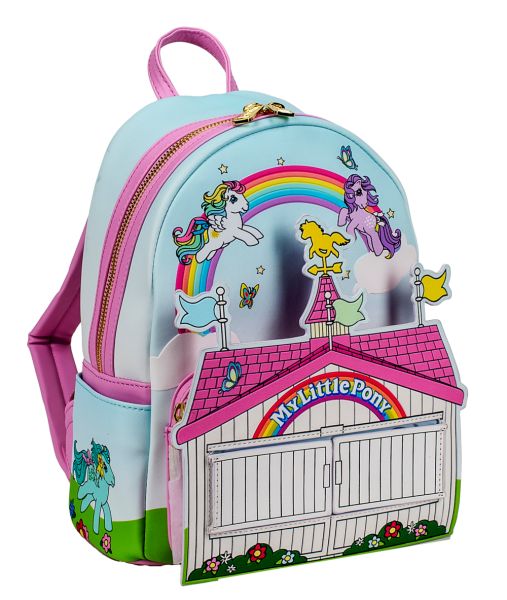 Loungefly My Little Pony: 40th Anniversary Stable Mini Backpack