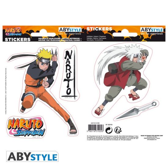 Naruto: Jiraiya 2-delige stickerset vooraf bestellen