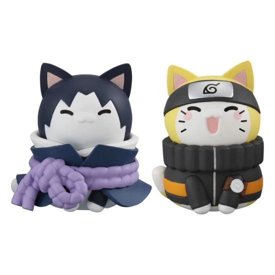 Naruto Mega Cat Project: Naruto & Sasuke Limited Ver. Trading Figures (3cm) Preorder