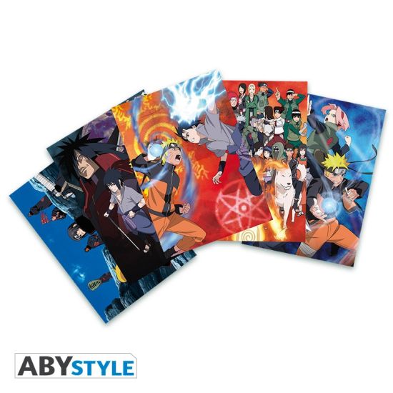 Naruto: Set 1 Conjunto de postales Reserva