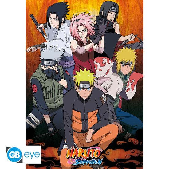 Naruto Shippuden : Affiche de groupe (91.5x61cm) Précommande