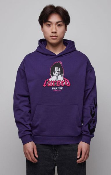 Naruto Shippuden: Hooded Sweater Graphic Purple