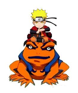 Naruto Shippuden: lichte Naruto en Gamakishi 20 cm vooraf besteld