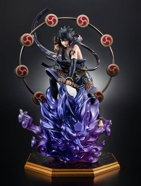Naruto Shippuden: Sasuke Uchiha Thunder God Precious G.E.M. Series PVC Statue (28cm) Preorder