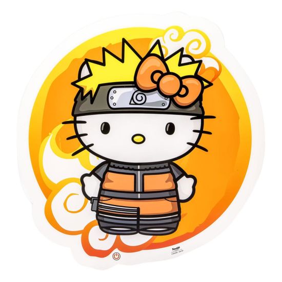 Naruto Shippuden x Hello Kitty: Hello Kitty Naruto LED-wandlamp licht (30 cm) Pre-order