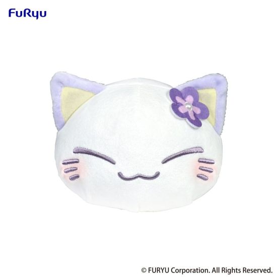 Nemuneko: Purple Cat Plush Figure (18cm) Preorder