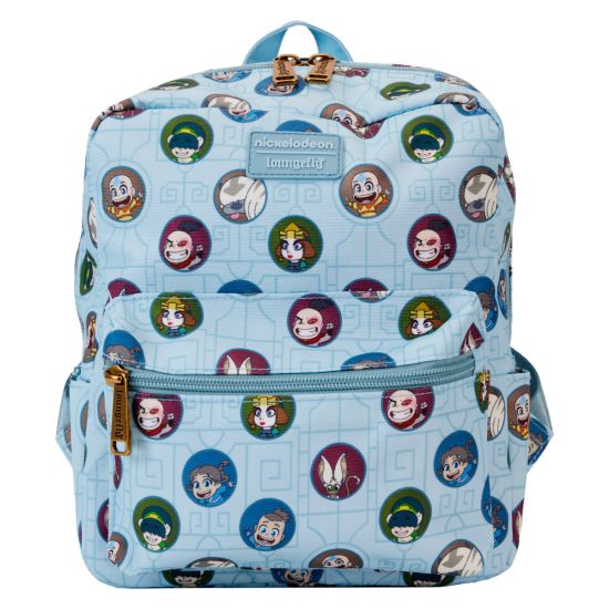 Loungefly: Avatar The Last Airbender AOP Square Nylon Mini Backpack