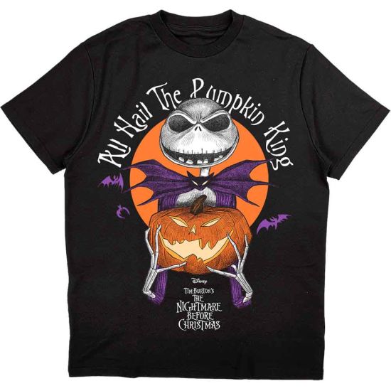 Nightmare Before Christmas: All Hail the Pumpkin King T-Shirt