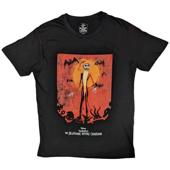 Nightmare Before Christmas: Jack Orange Sun & Logo T-Shirt