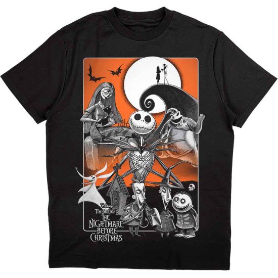 Nightmare Before Christmas: Orange Moon T-Shirt