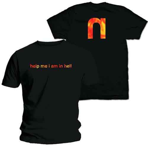 Nine Inch Nails: Help Me (Back Print) - Black T-Shirt