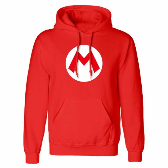 Nintendo Super Mario: Mario-badge (hoodie)