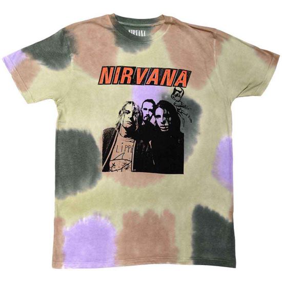 Nirvana: Flipper (Dye Wash) - Multicolour T-Shirt