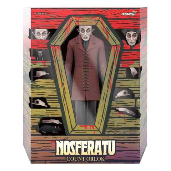 Nosferatu Ultimates : Figurine d'action Comte Orlok Wave 2 (18 cm) Précommande