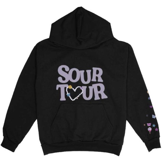 Olivia Rodrigo: Sour Tour - Black Pullover Hoodie