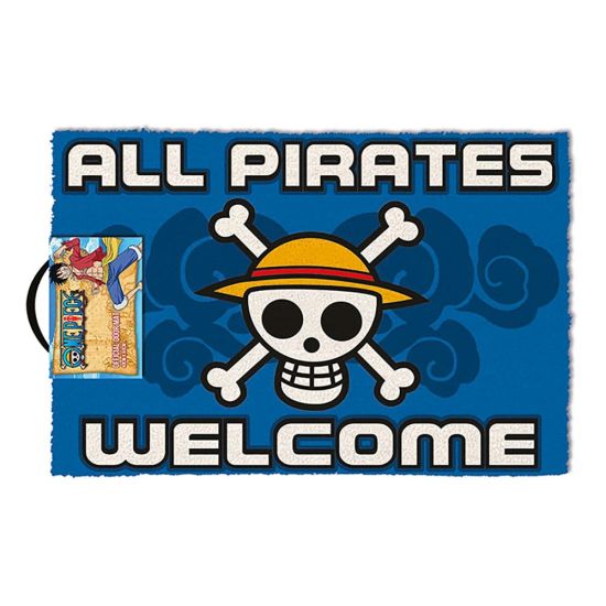 One Piece : Paillasson de bienvenue à tous les pirates (60 x 40 cm)
