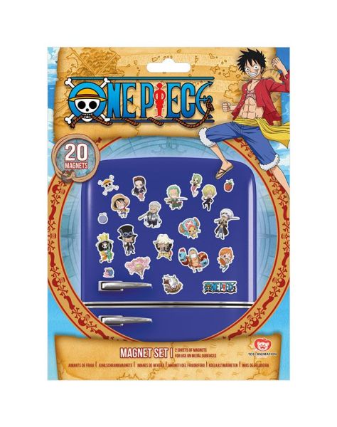 One Piece: Reserva de imanes de nevera de Chibi