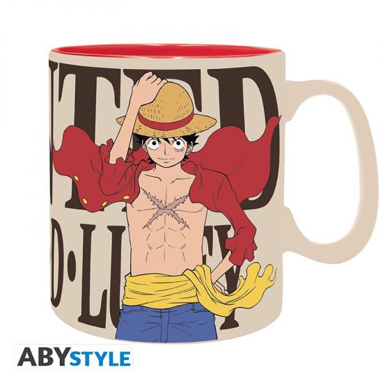One Piece: Luffy & Wanted Large Mug