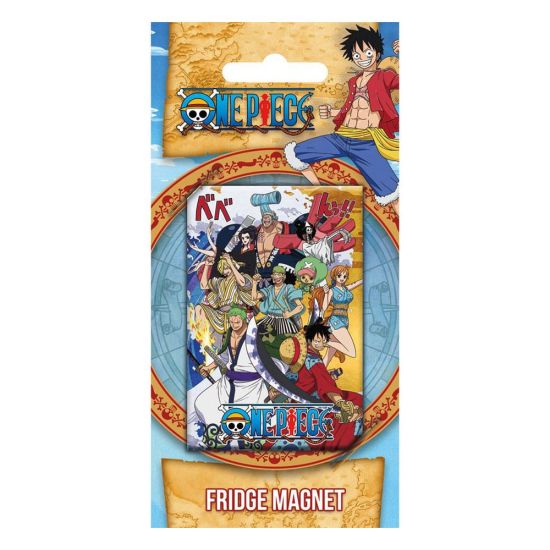 One Piece: Making Waves in Wano Fridge Magnet