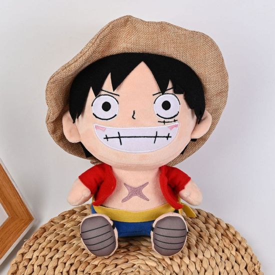 One Piece: Monkey D. Luffy Gear 5 New World Ver. Plush Figure (45cm) Preorder