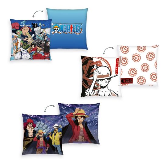 One Piece: Monkey D. Luffy Pillows 3-Pack (40cm x 40cm) Preorder
